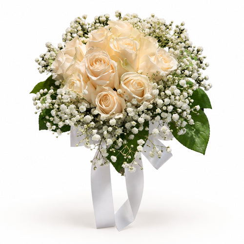 Bouquet de mariée — 12 roses
