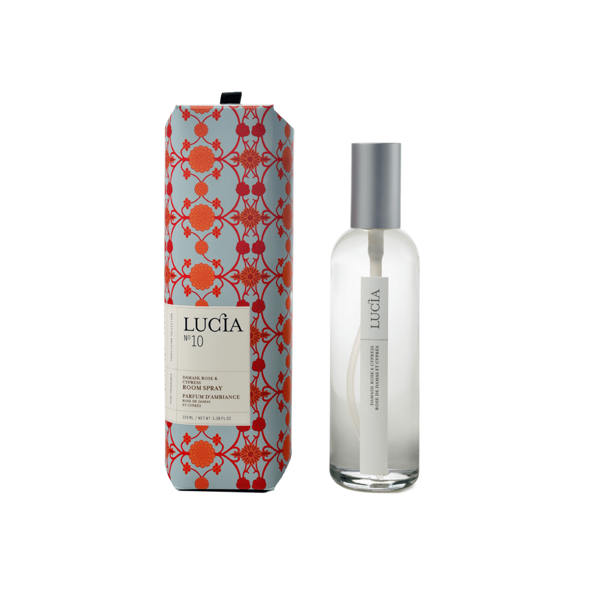 Lucia — parfum d'ambiance N°10 Rose de damas et cyprès