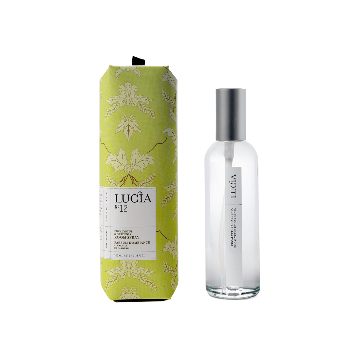 Lucia — parfum d'ambiance N°12 Eucalyptus et gardénia