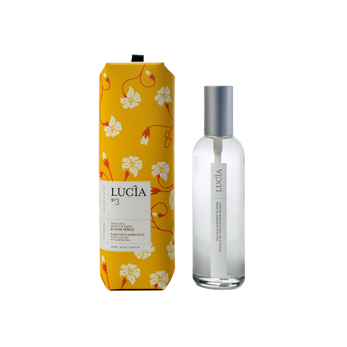Lucia — parfum d'ambiance N°3 Feuille de thé et fleur de miel