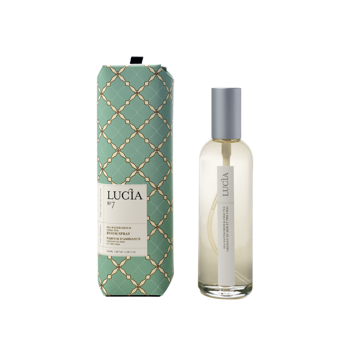 Lucia — parfum d'ambiance N°7 Cresson de mer et thé chai