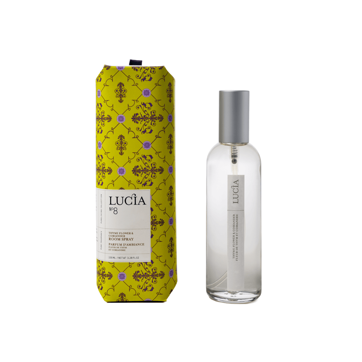 Lucia — parfum d'ambiance N°8 fleur de thym et coriandre