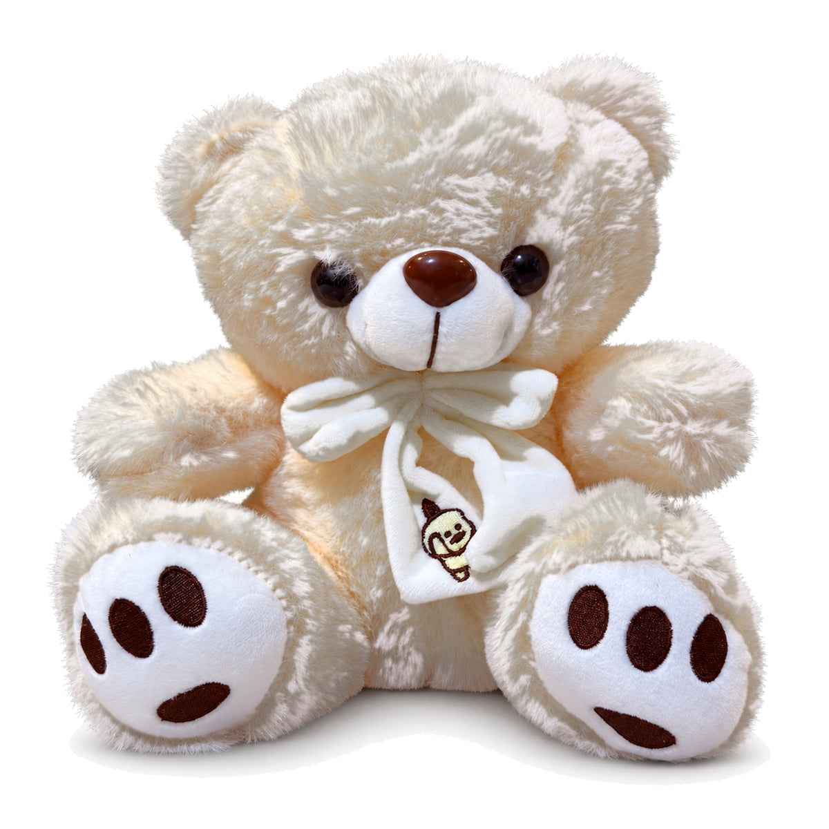 Toutou en peluche Crème